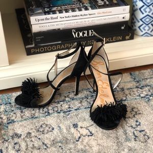 Sam Edelman Black Suede Heels